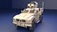 Modèle de véhicule militaire Oshkosh M-Atv Low-poly