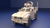 Oshkosh M-Atv Military Vehicle model Low-poly