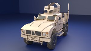 Oshkosh M-Atv Military Vehicle model Low-poly