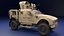 Modèle de véhicule militaire Oshkosh M-Atv Low-poly