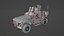 Modèle de véhicule militaire Oshkosh M-Atv Low-poly