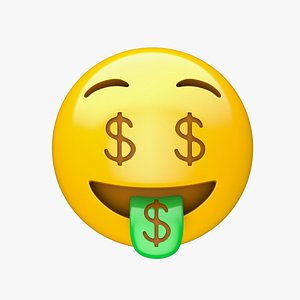 3D Apple Money-Mouth Face