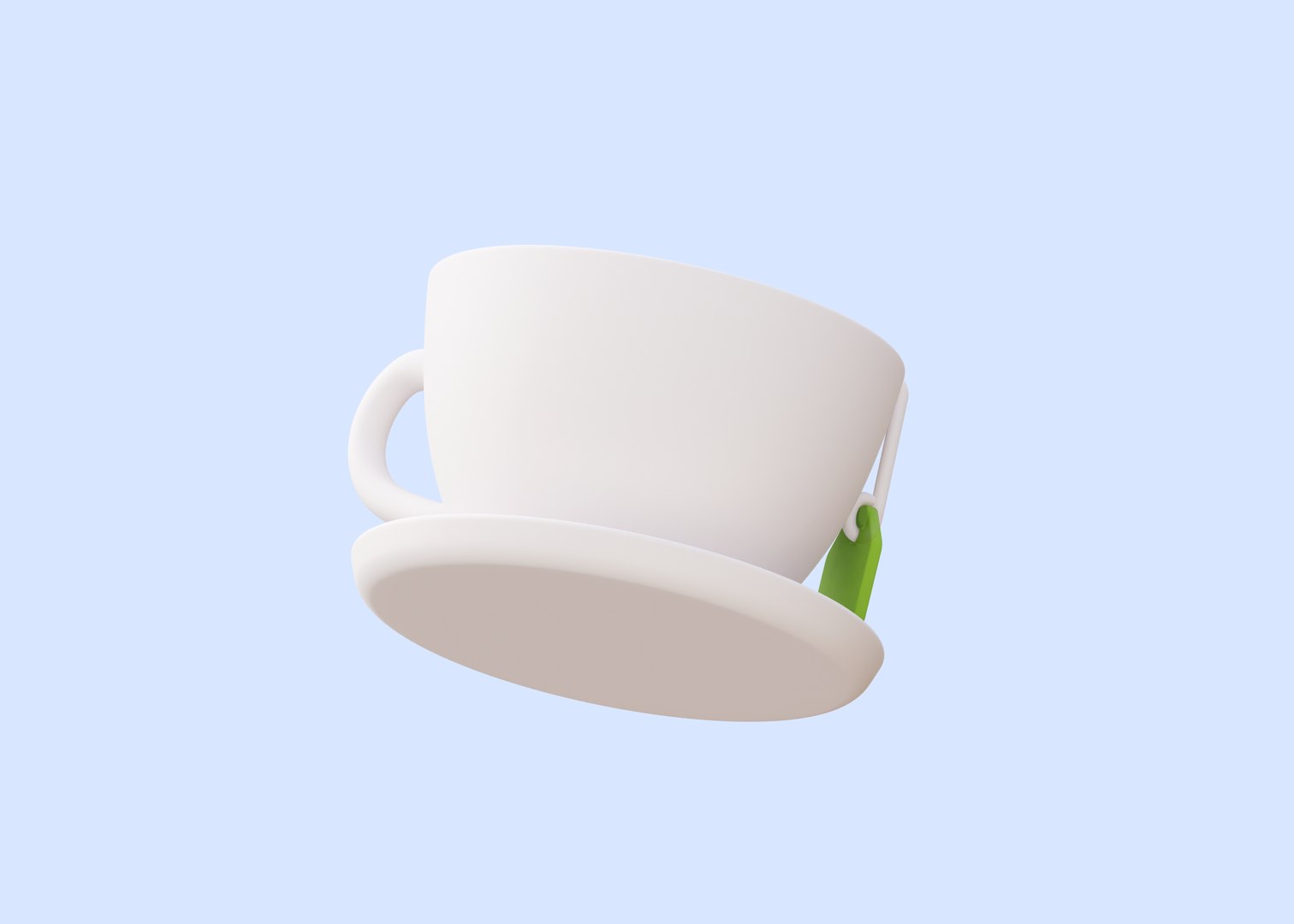 Tea Cup 3D Icon Illustration 3D - TurboSquid 2230183