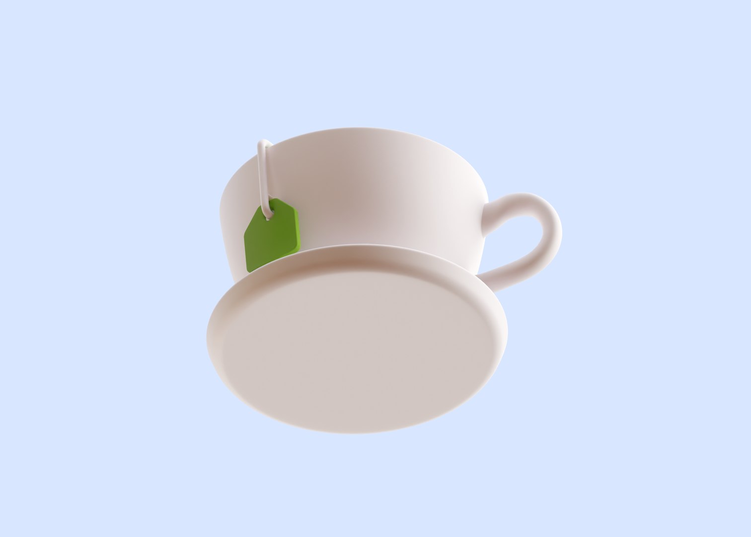 Tea Cup 3D Icon Illustration 3D - TurboSquid 2230183
