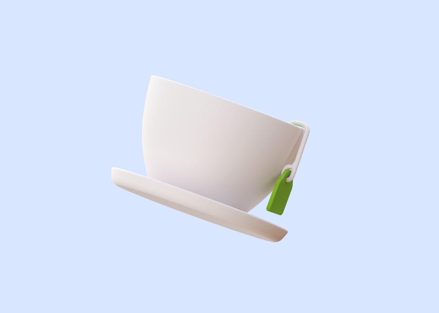 Tea Cup 3D Icon Illustration 3D - TurboSquid 2230183