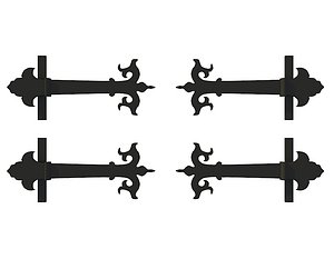 Slavic Medieval Door, Decorative Onlays for Gates Doors
