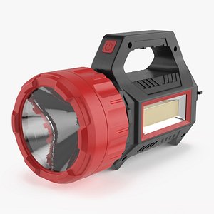 Rechargeable Emergency Lantern Red Trim