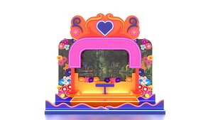 Trajinera Photo booth 3D model