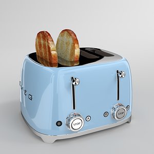 blender smeg toaster blue model