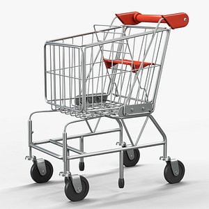 Toy Shopping Cart 3D