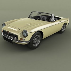 3d model 1968 mg mgc