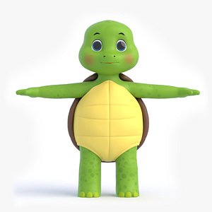 Cartoon Tortoise 3D