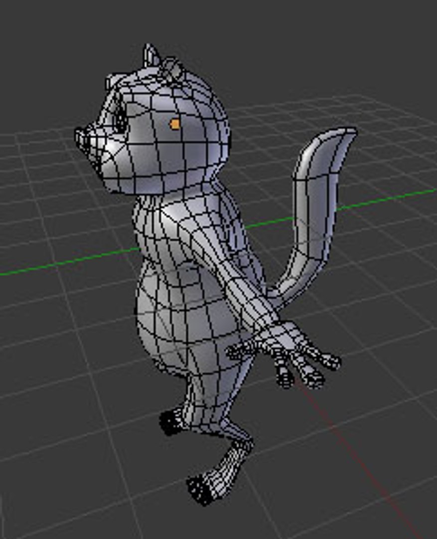 3d Model Cartoon Chipmunk