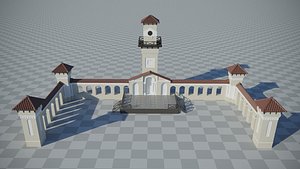 chapel architecture 3D model