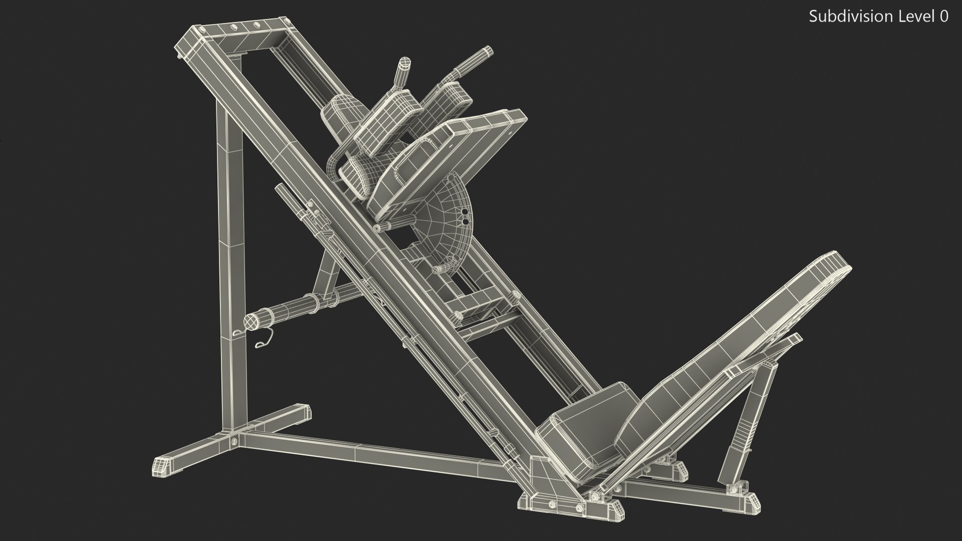 3D Leg Press and Hack Squat Machine - TurboSquid 1827520