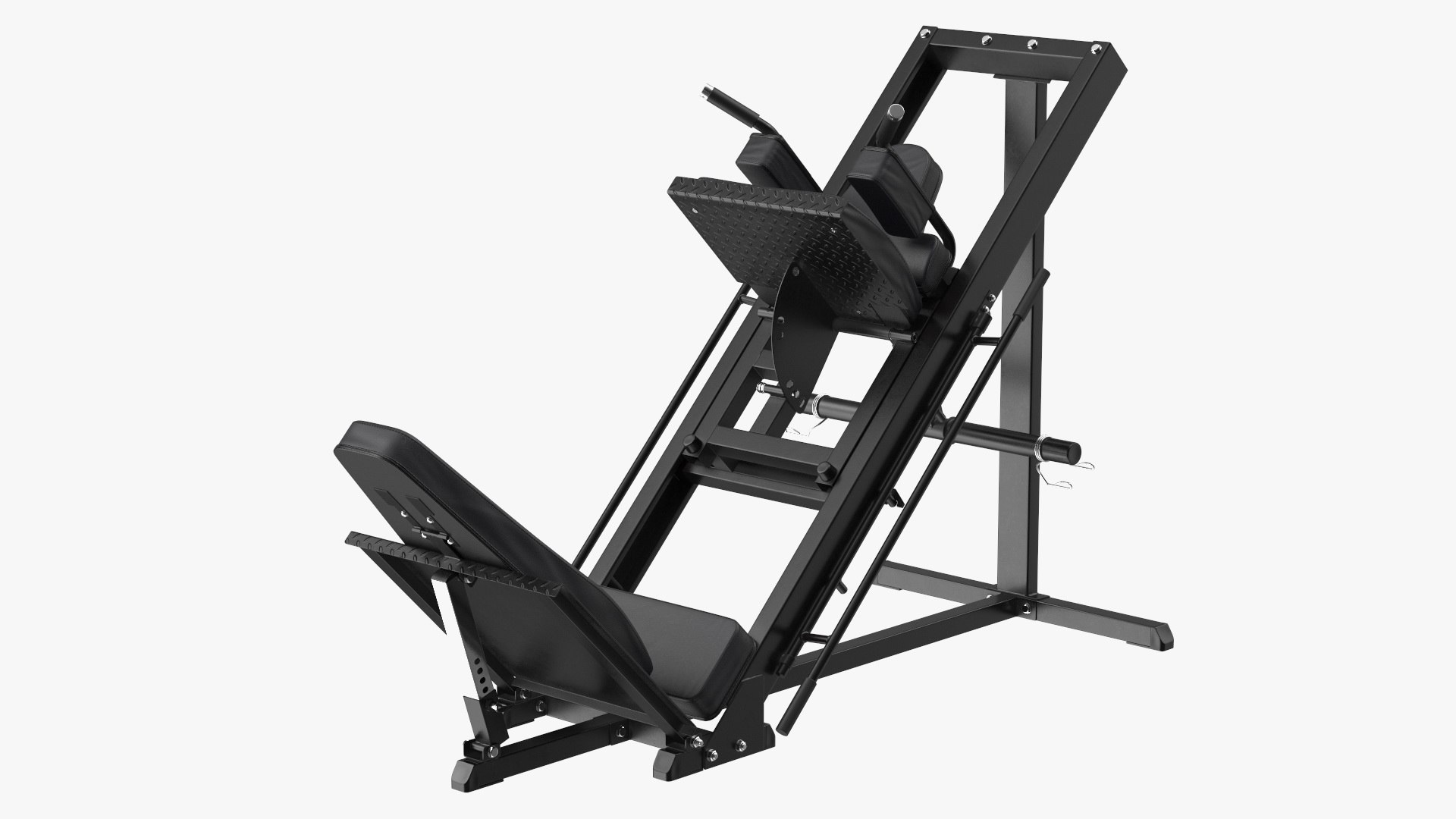 Leg Press and Hack Squat Machine 3D model preview