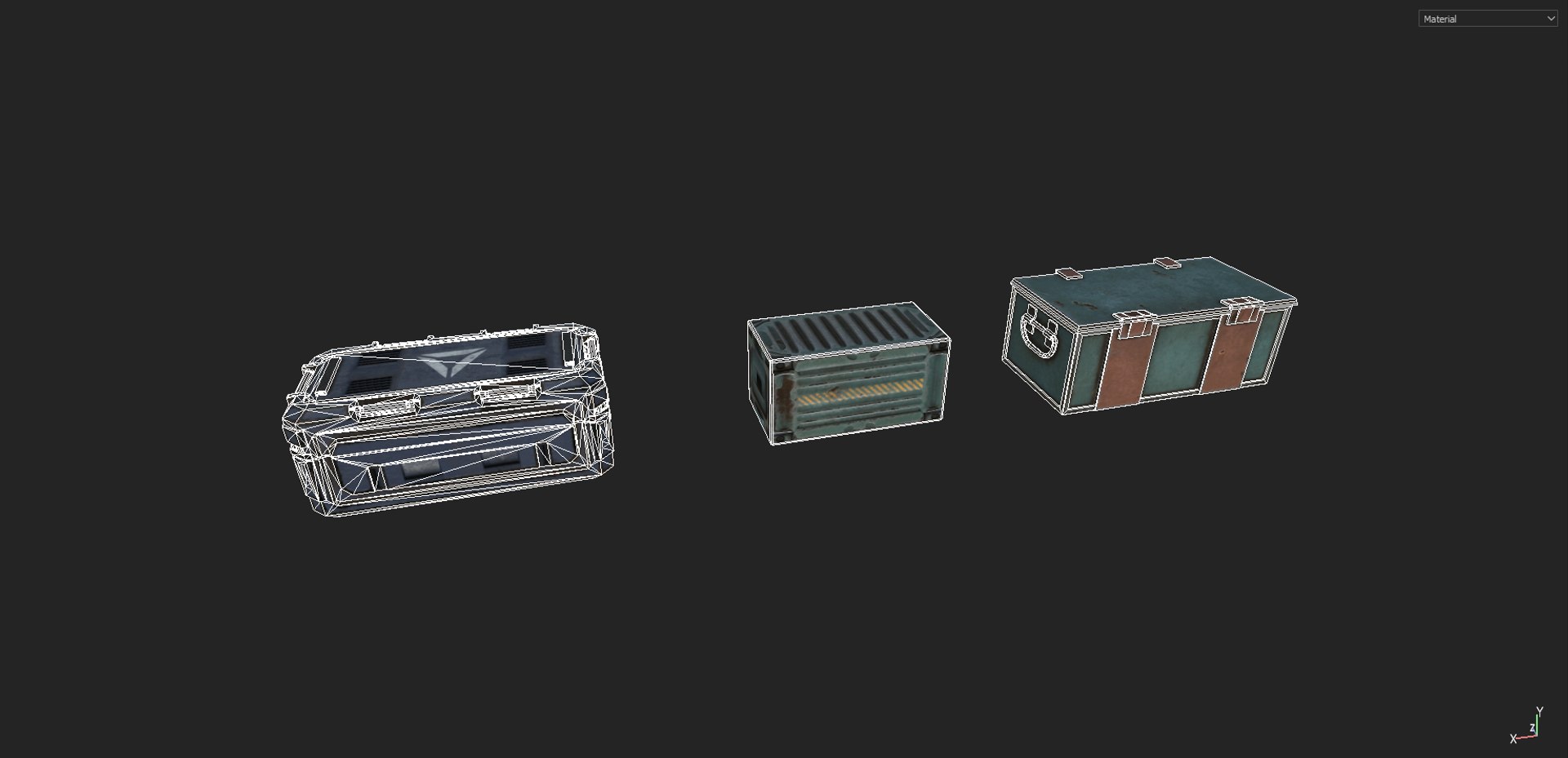 3D Crates Pack 2 Model - TurboSquid 2100308