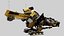 Drone de guerre militaire de science-fiction