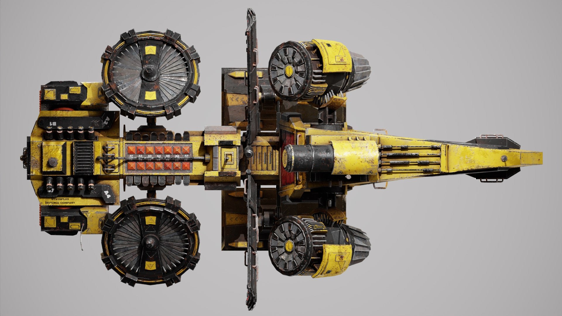 Sci-fi Military war drone 3D model https://p.turbosquid.com/ts-thumb/xg/ZJmEao/Tj/top/jpg/1716281641/1920x1080/fit_q87/7b3c612613fced4385aa99d22ea4ded5c4c81847/top.jpg