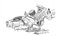 Drone de guerre militaire de science-fiction