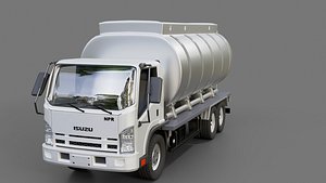 Isuzu NPR Tanker Truck 3D