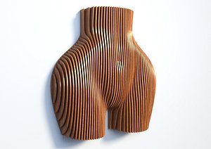 3D model Parametric Female Body Wall Decor