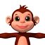 Cartoon Monkey