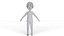 Cartoon Boy Teen manipuliert und animiert in Blender mit Unity