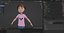 Cartoon Boy Teen manipuliert und animiert in Blender mit Unity