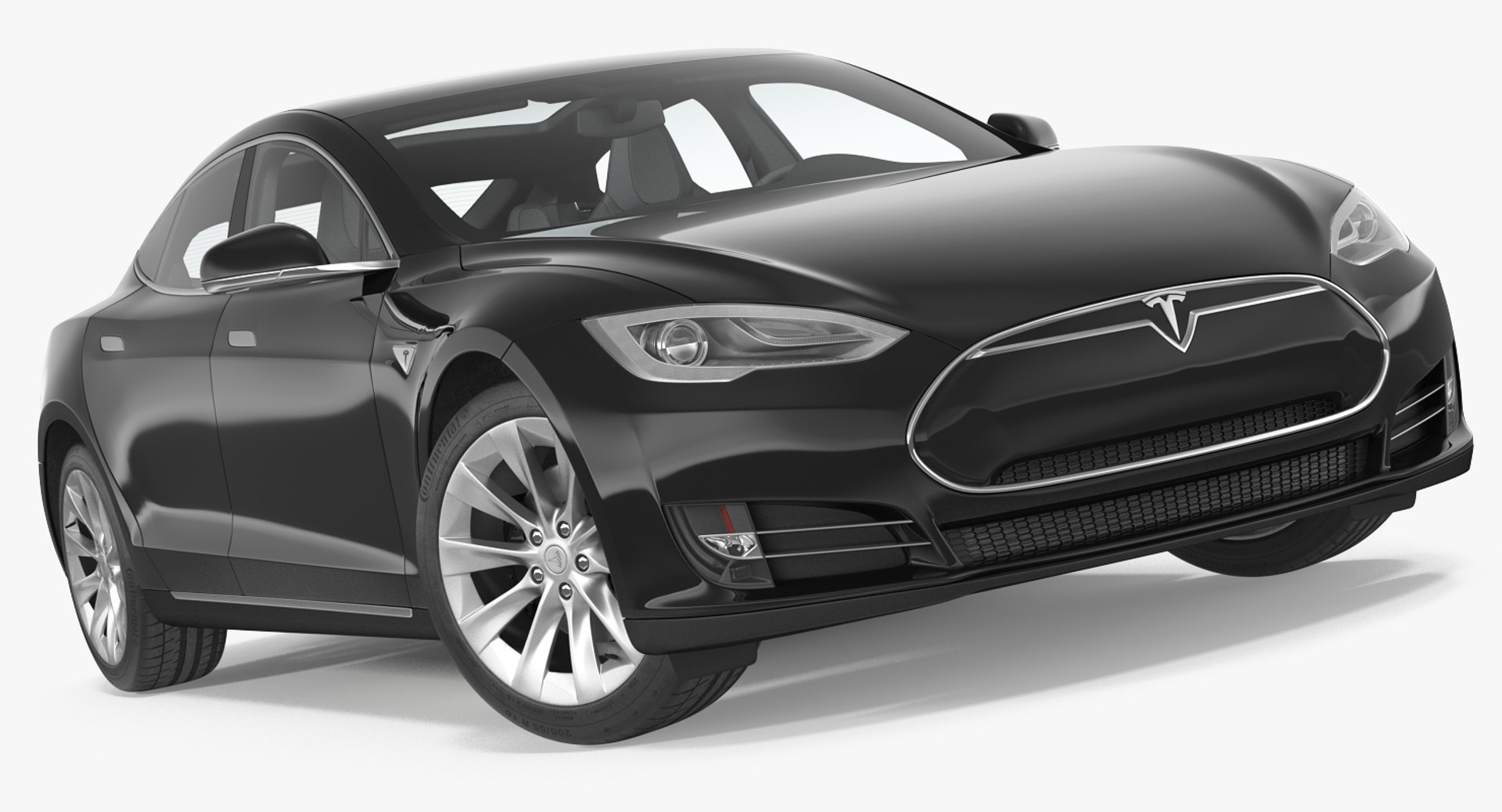 Tesla Model S 60D 2015 Rigged 3D Model 3D model preview