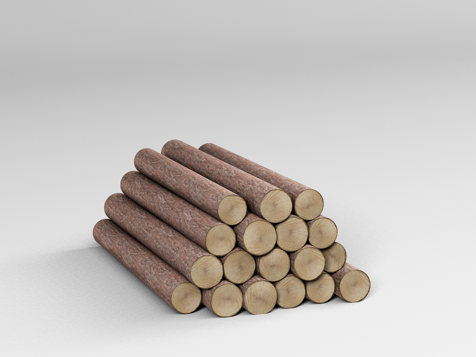 Wooden Logs 3d Model Turbosquid 1343068