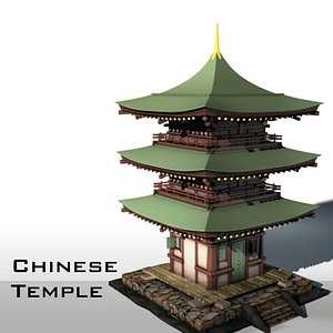 c4d asia temple