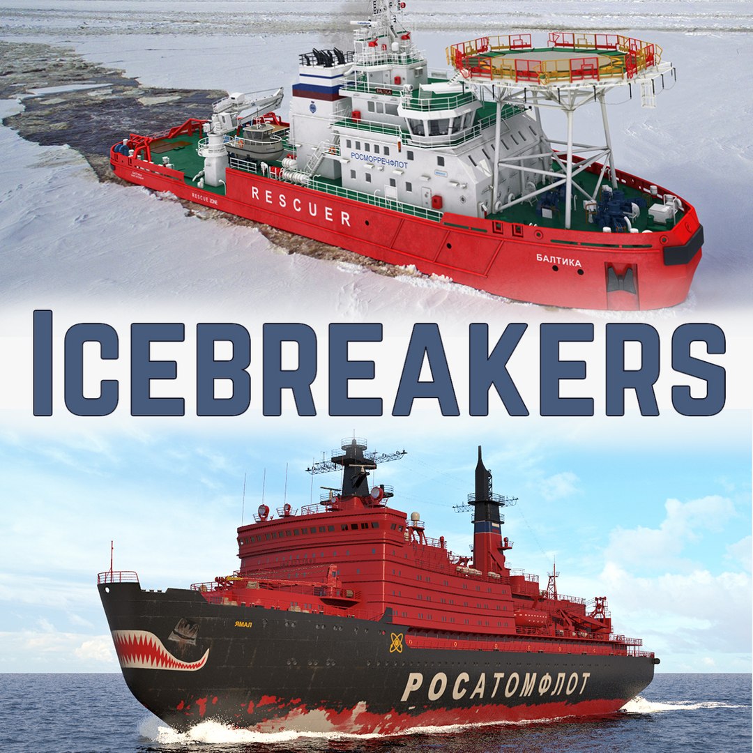 Icebreakers 3D Models Collection 3D model preview
