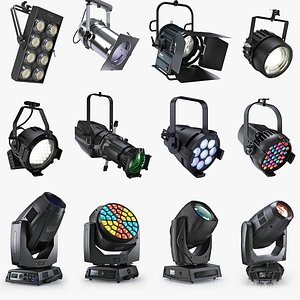 Stage lighting collection v3