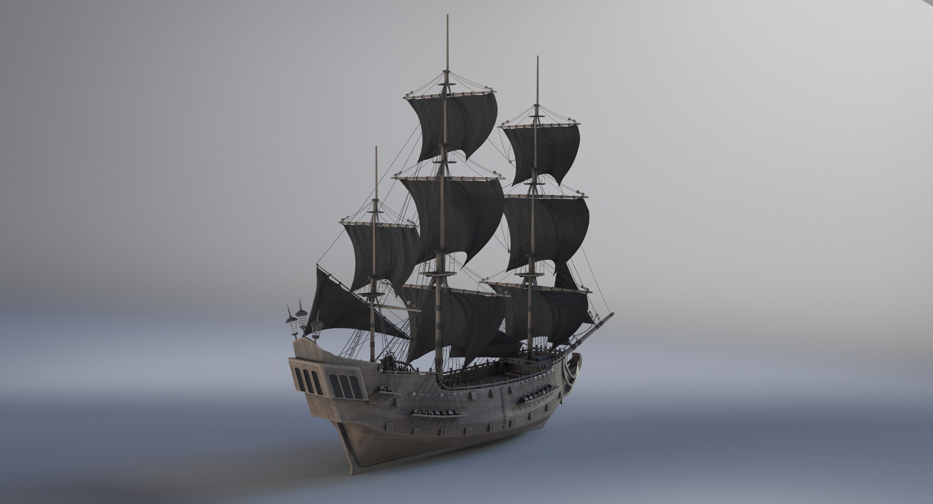 Ship Black Pearl 3D - TurboSquid 1274809