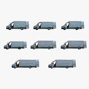 Volkswagen Crafter 2021 9 VARIANTS VR Ready Unity Interior