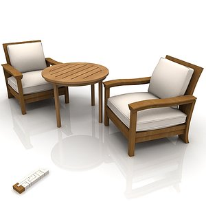 mendocino chairs 3d model
