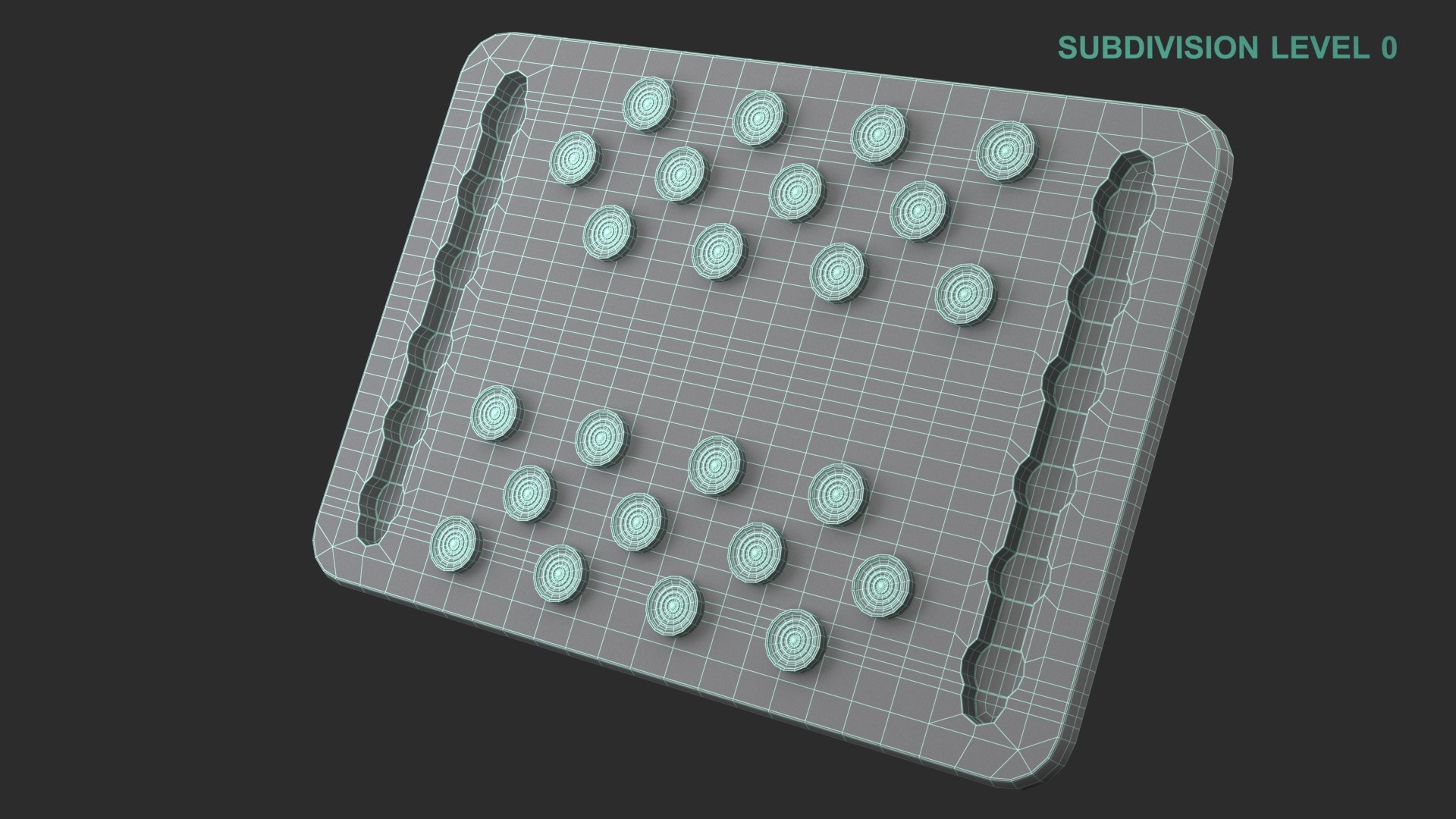 3D Checkers model https://p.turbosquid.com/ts-thumb/xg/tTApc4/BU/wireframe0007/jpg/1650602691/1920x1080/fit_q87/f3d9a0aac1097c7d9eb78e55e51707ccc1a5125d/wireframe0007.jpg