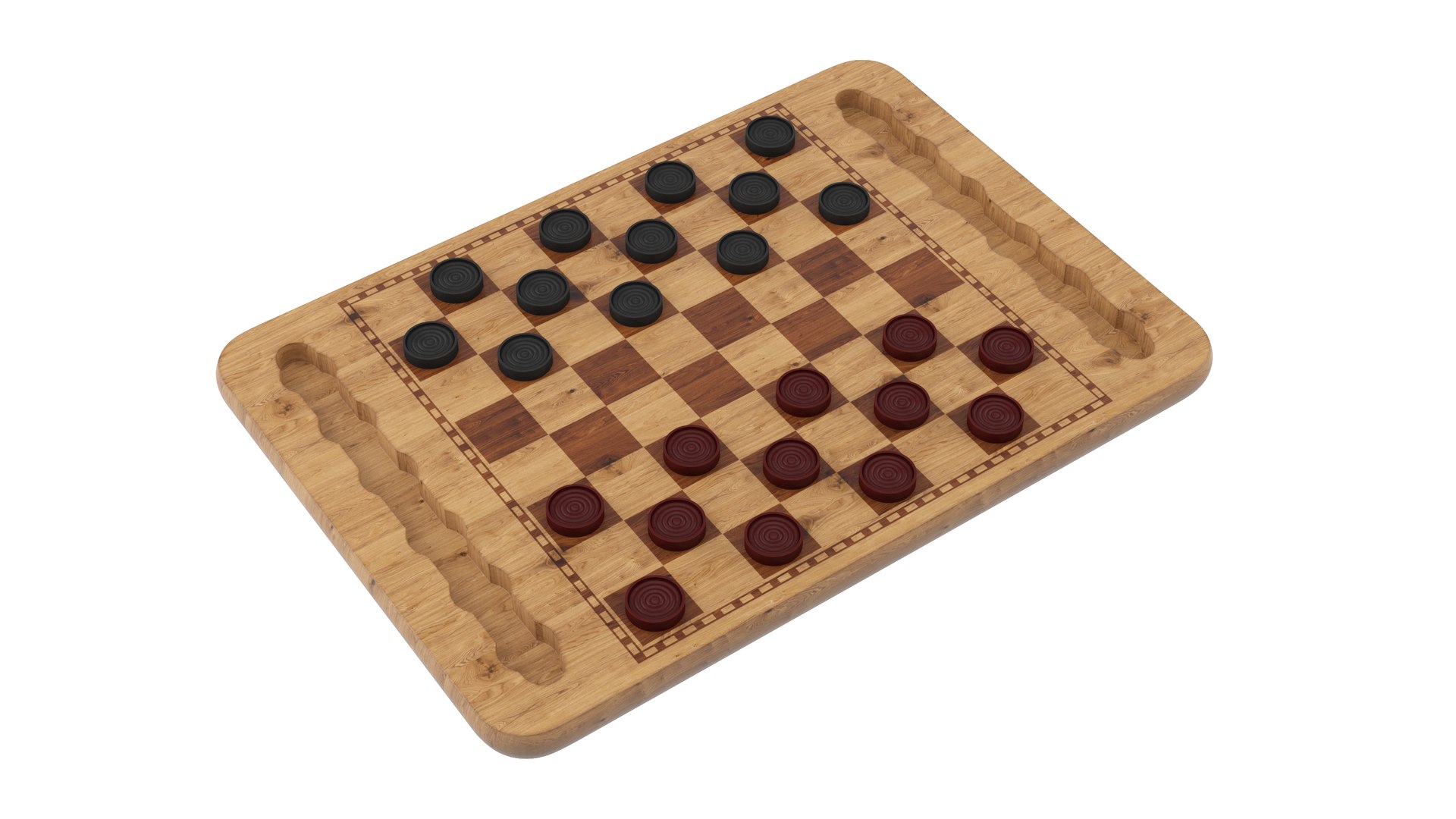 3D Checkers Model - TurboSquid 1886946