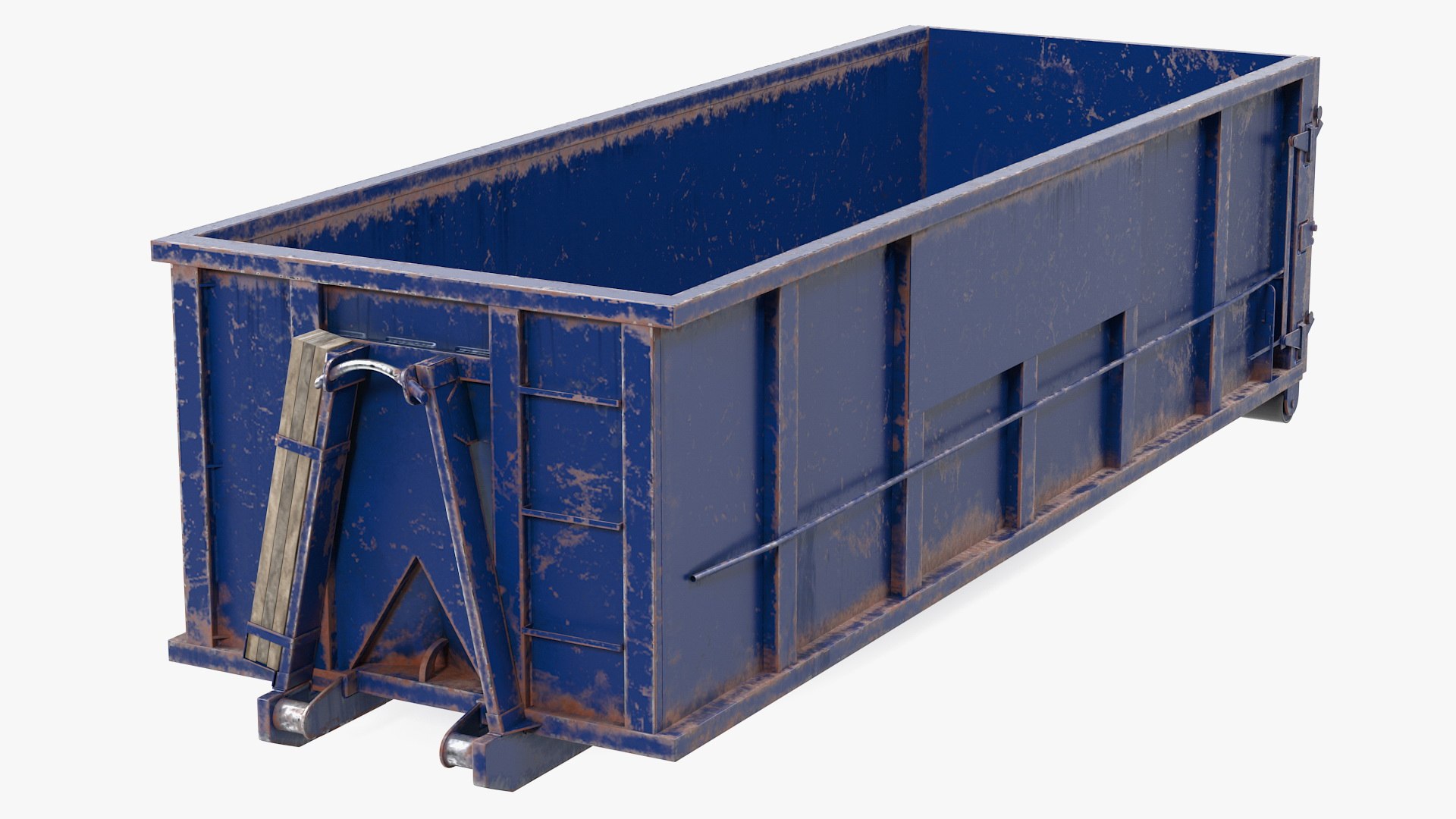 Roll Off Dumpster Dusty 30 Yard 3D model preview