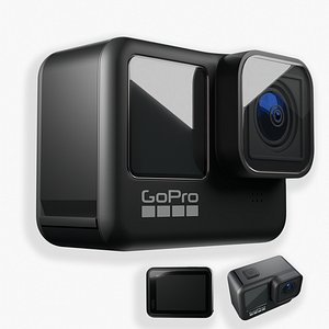 GoPro 9 underwater camera action camera video camera 3D model