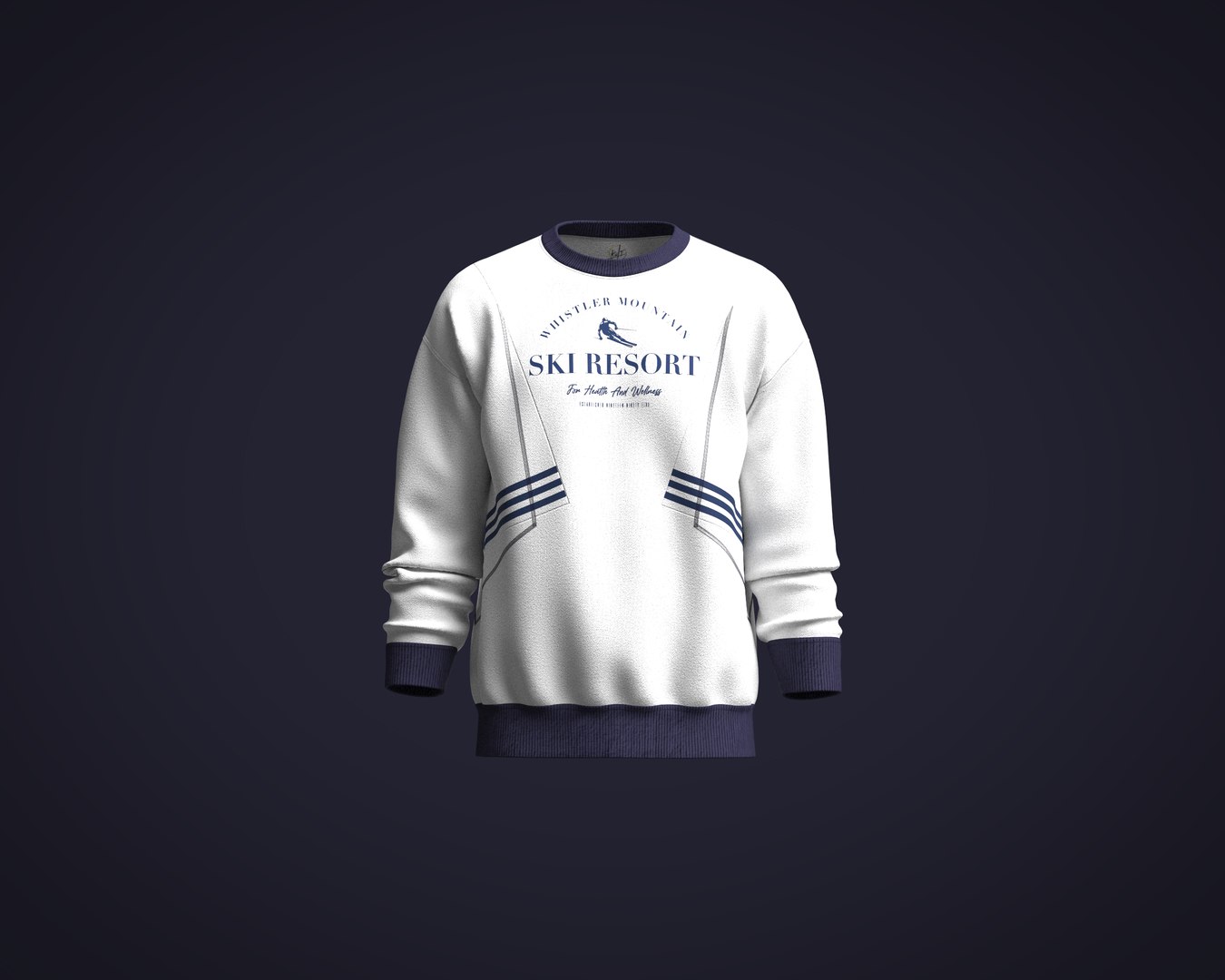 3d-mens-ski-stripes-graphic-sweatshirt-with-cut-and-sew-detailing-model