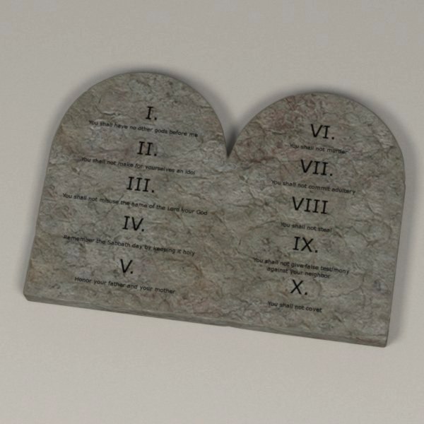 3d commandments