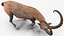 Alpine Ibex with Large Horns 3D