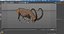 Alpine Ibex with Large Horns 3D