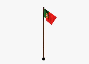 Portugal Flag 3D model