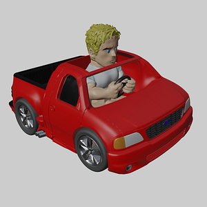 Brian truck - CHIBICAR No 2 3D print model 3D model