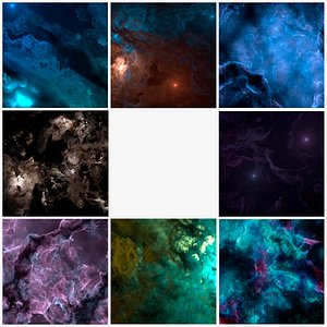 Space Nebulae for Blender Collection 3