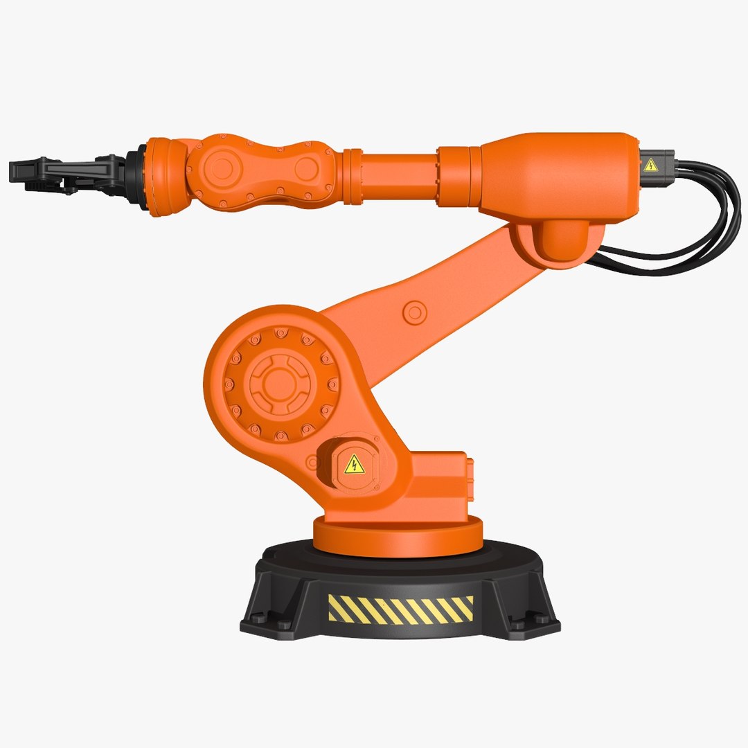 3d Model Industrial Robot Modeled