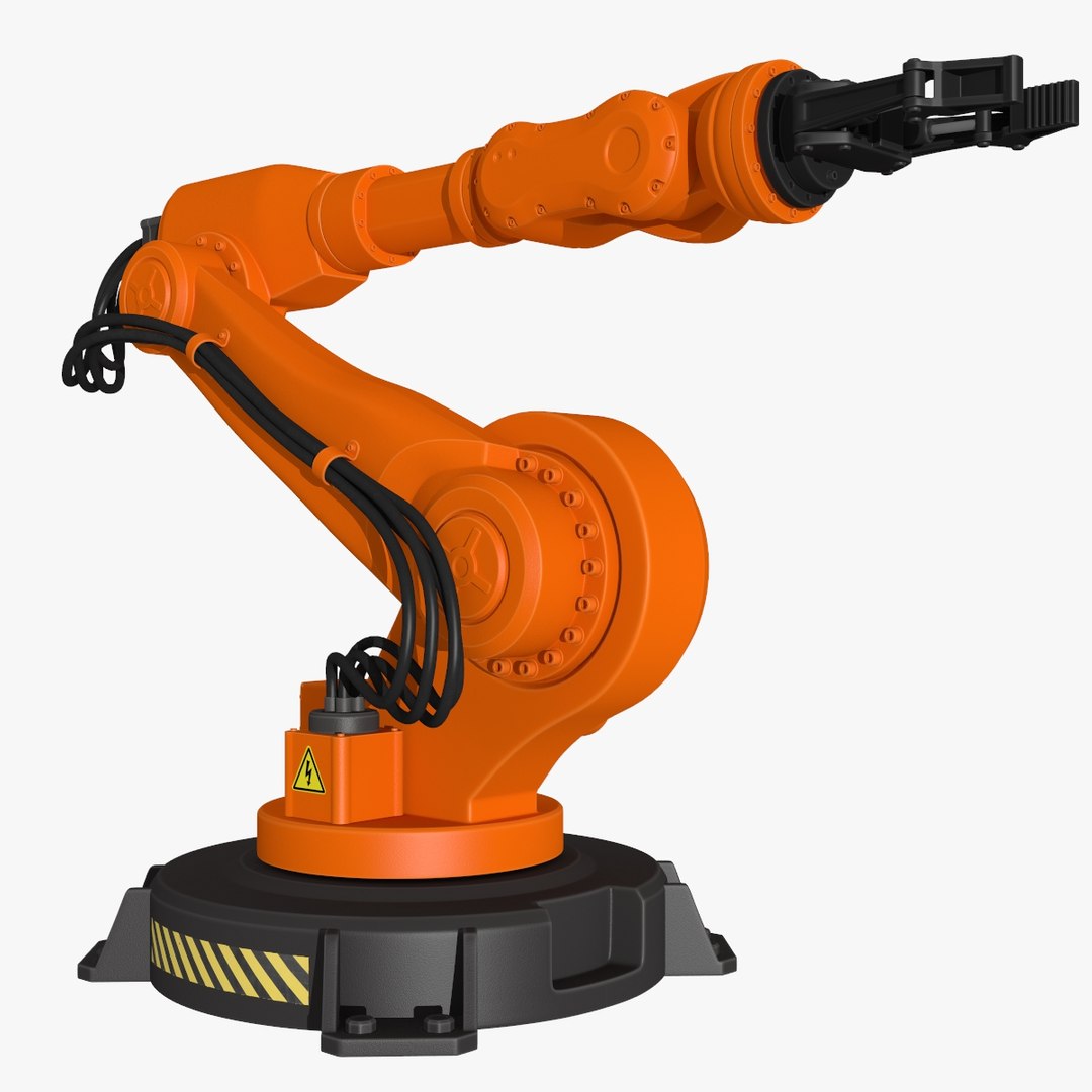 3d Model Industrial Robot Modeled